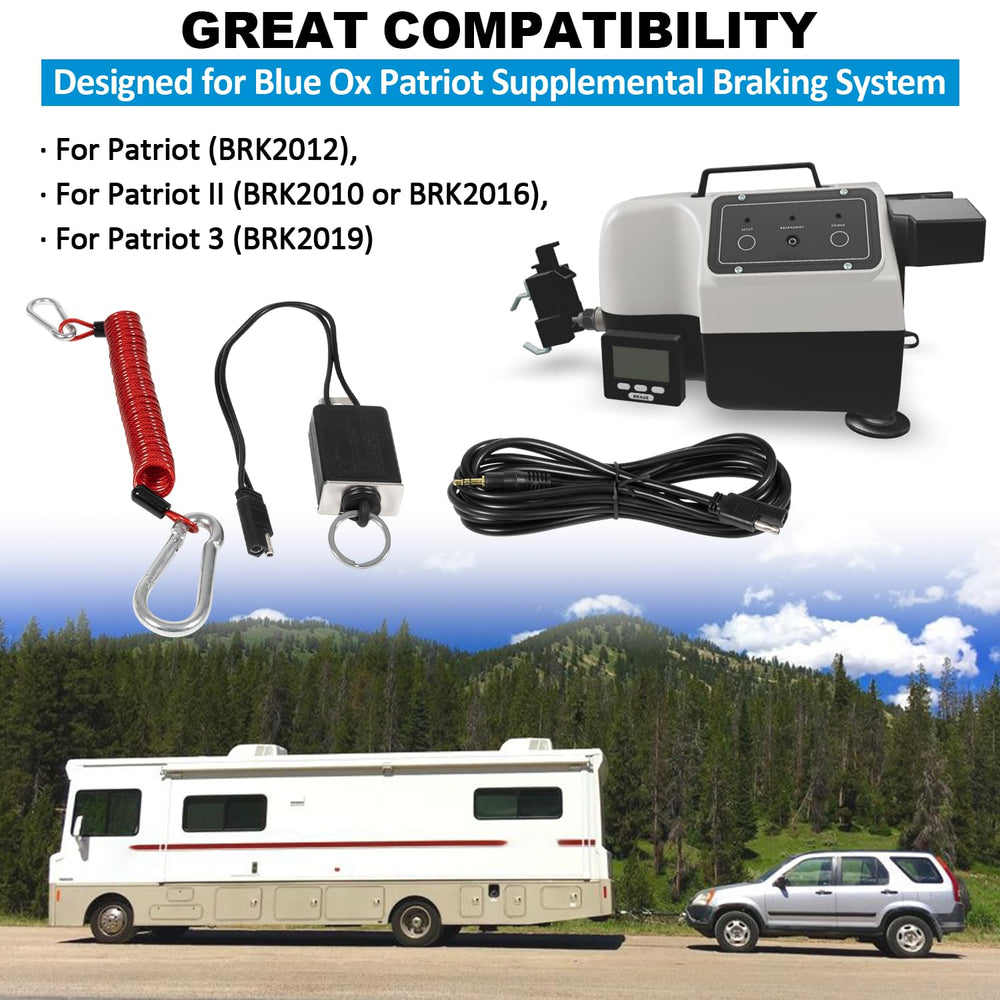 LAIKOU BRK2505 breakaway switch cable coil showing rugged design.