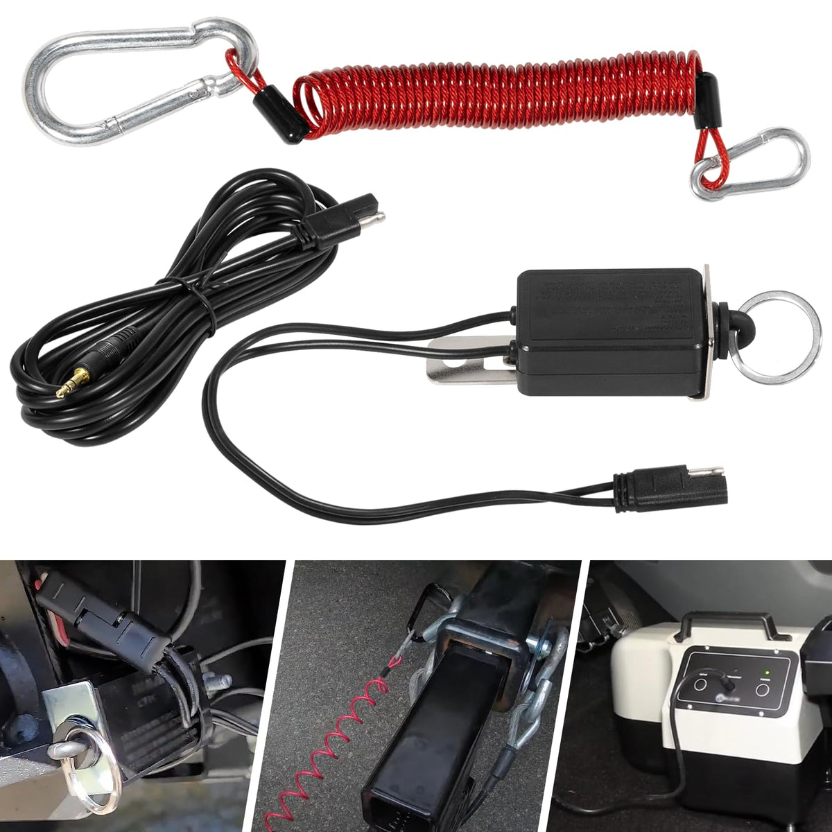 LAIKOU BRK2505 breakaway switch front view for safe tows.