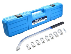 LainKeen belt tensioner tool kit box keeps parts organized for quick belt work.