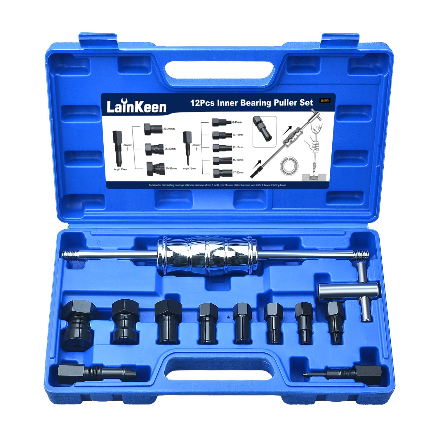 LainKeen expandable collets 8-32mm for precise fit and firm grip