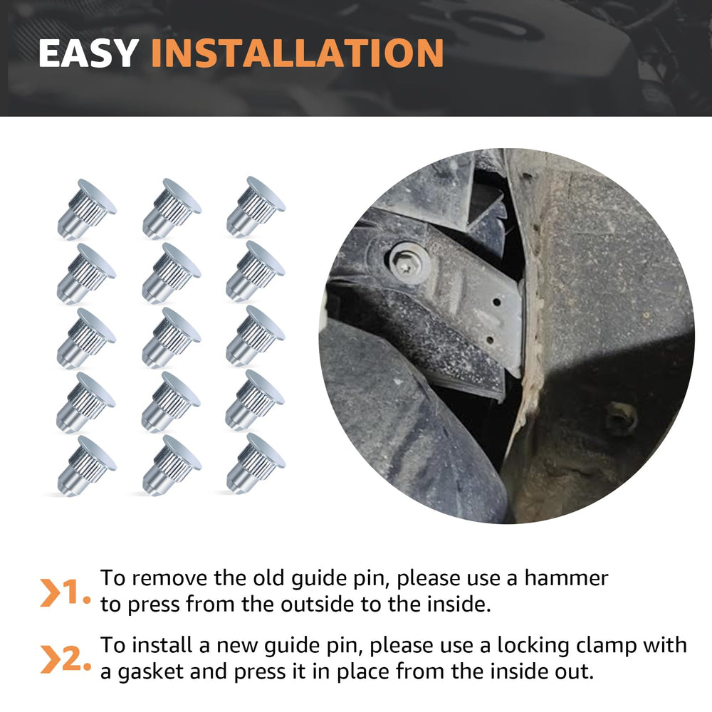 Lakapre blue zinc camber pins offer strong wear resistance.