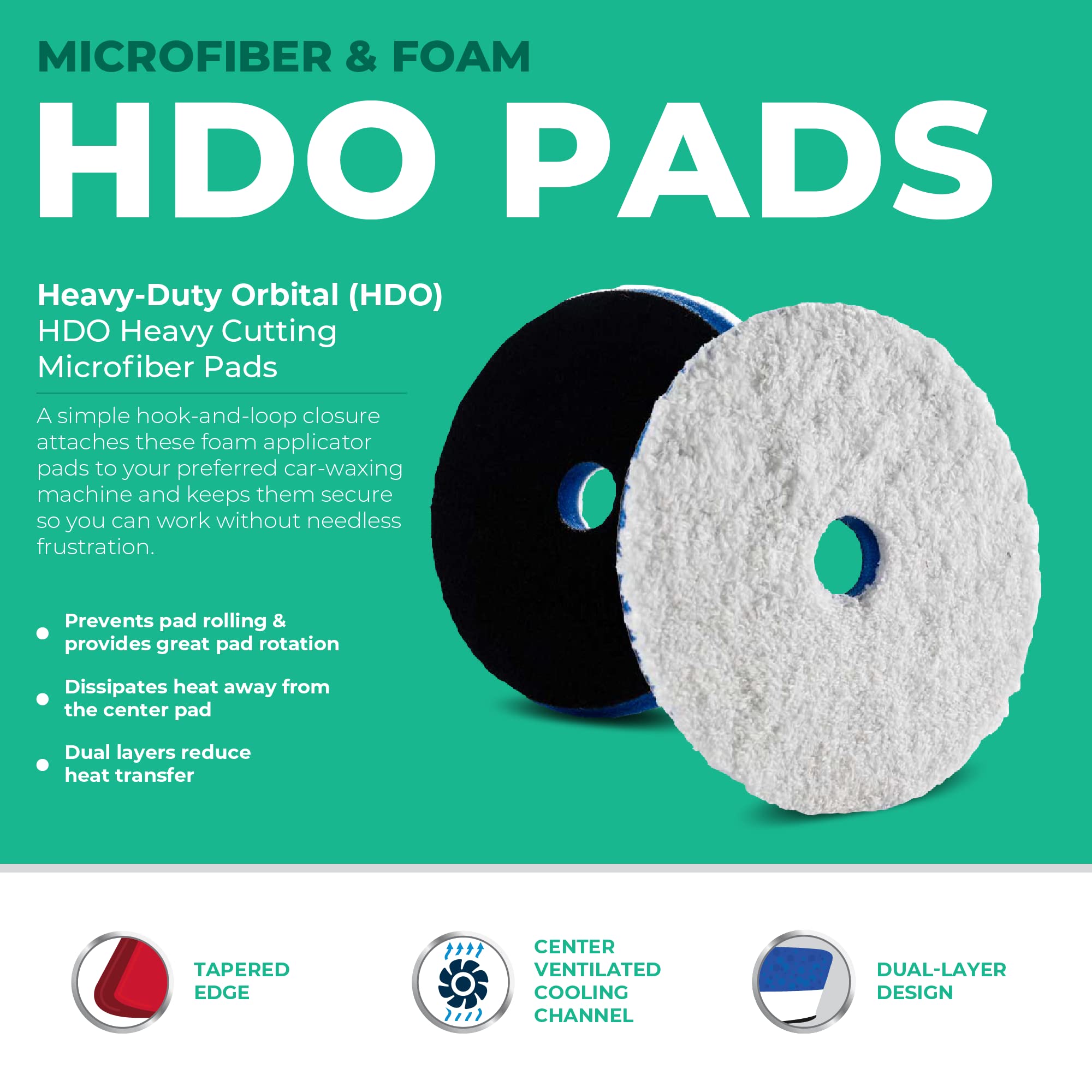 Lake Country blue foam interface enhances cutting pad performance and durability