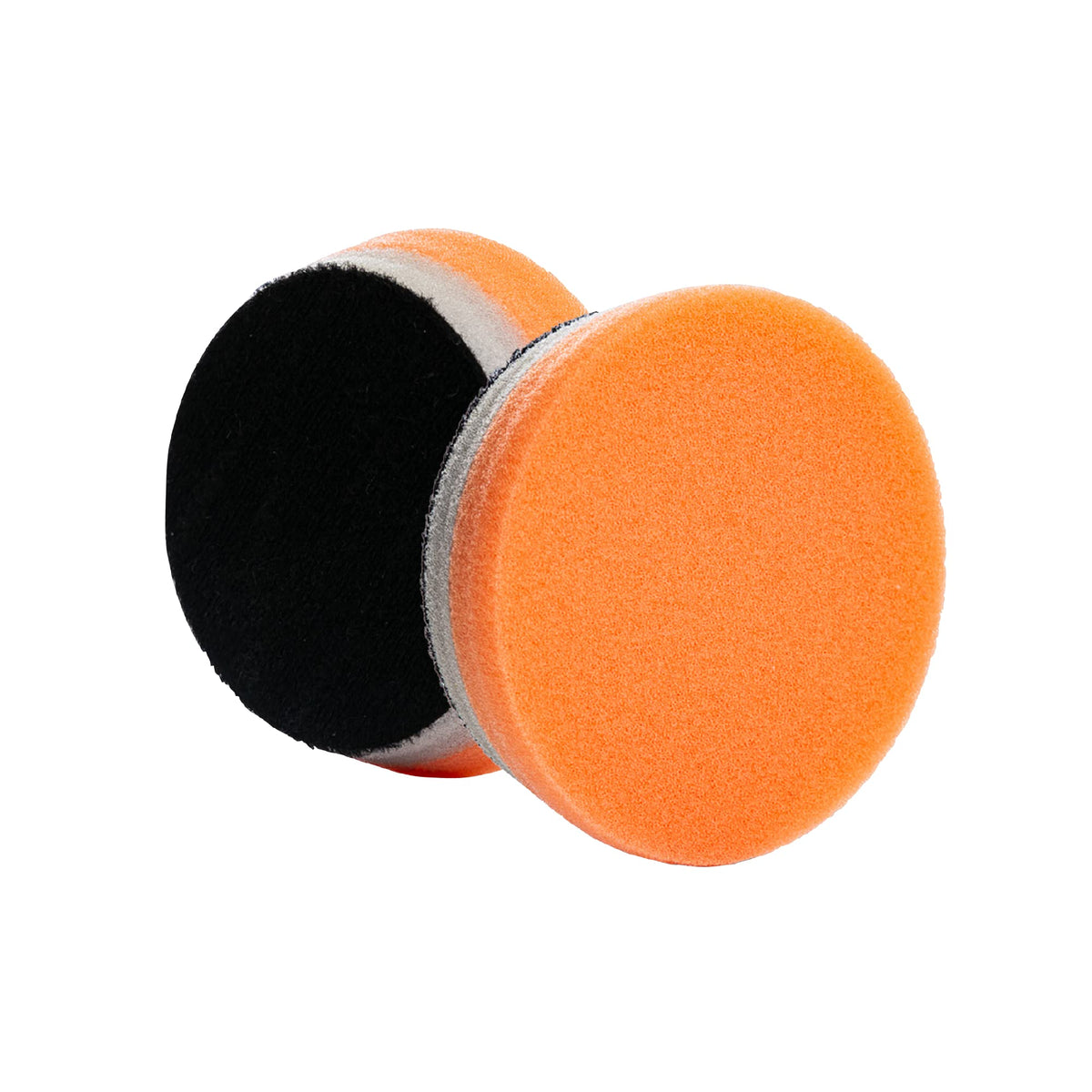 Lake Country HDO orange foam polishing pad 2-pack ready for quick defect removal on painted surfaces.