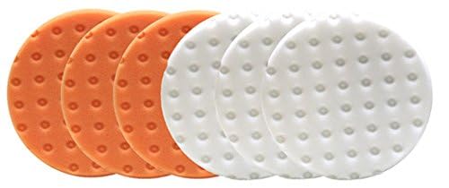 Lake Country Smart Foam Pads white polishing 5.5-inch for refined finishes and control.