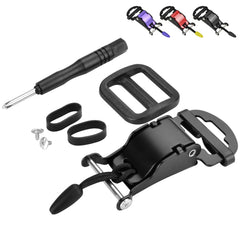 Lamborsafe helmet quick-release buckle kit enables glove-friendly fastening for secure, rapid closure.