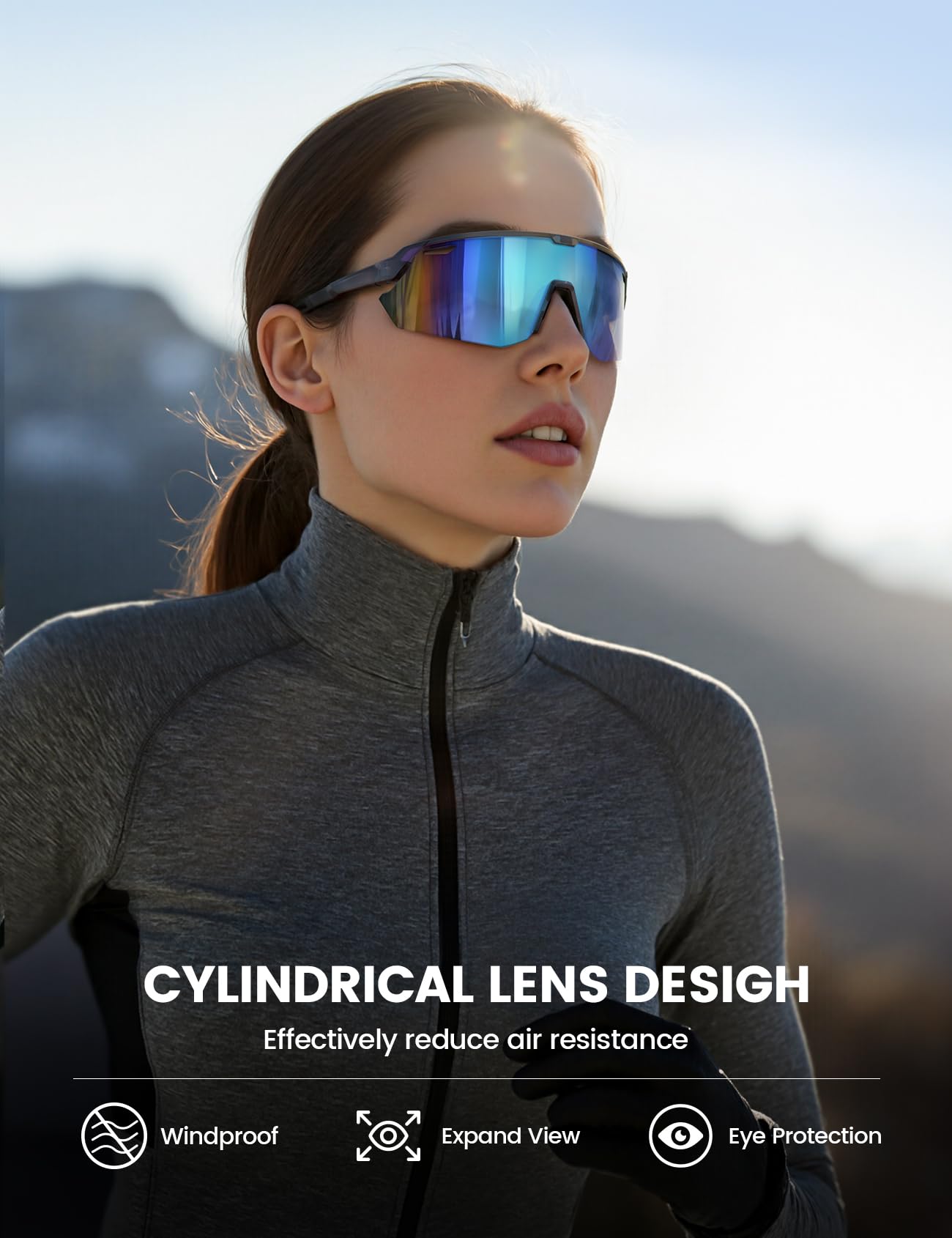 Lamicall anti-fog design with air vents keeps lenses clear.