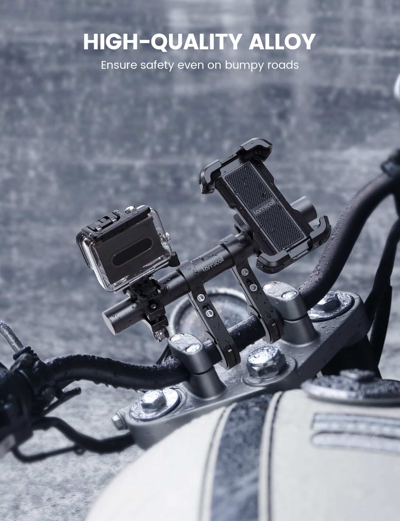 Lamicall extender with headlight attached improves night visibility