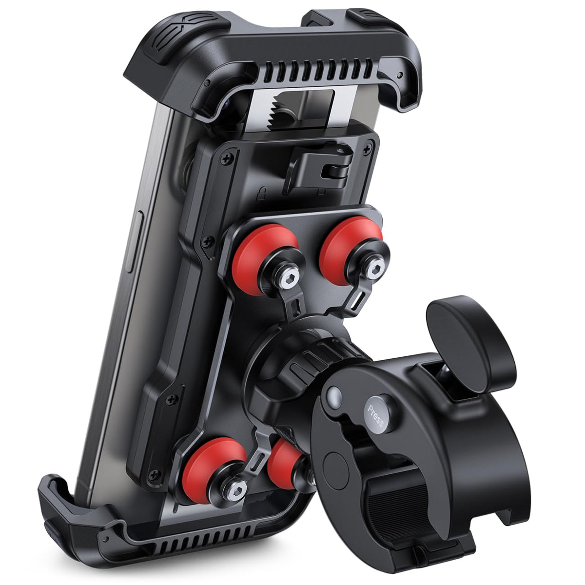 Lamicall motorcycle mount damping system reduces vibration to protect your phone camera