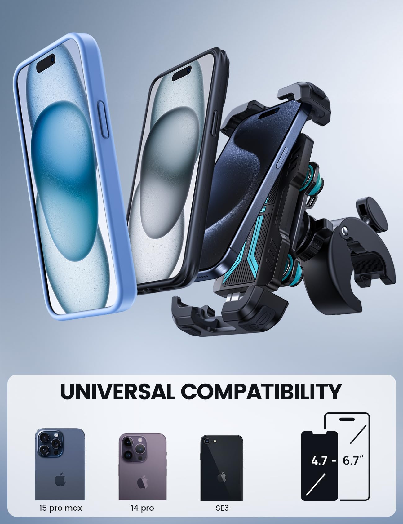 Lamicall durable alloy and plastic build for rugged riding.