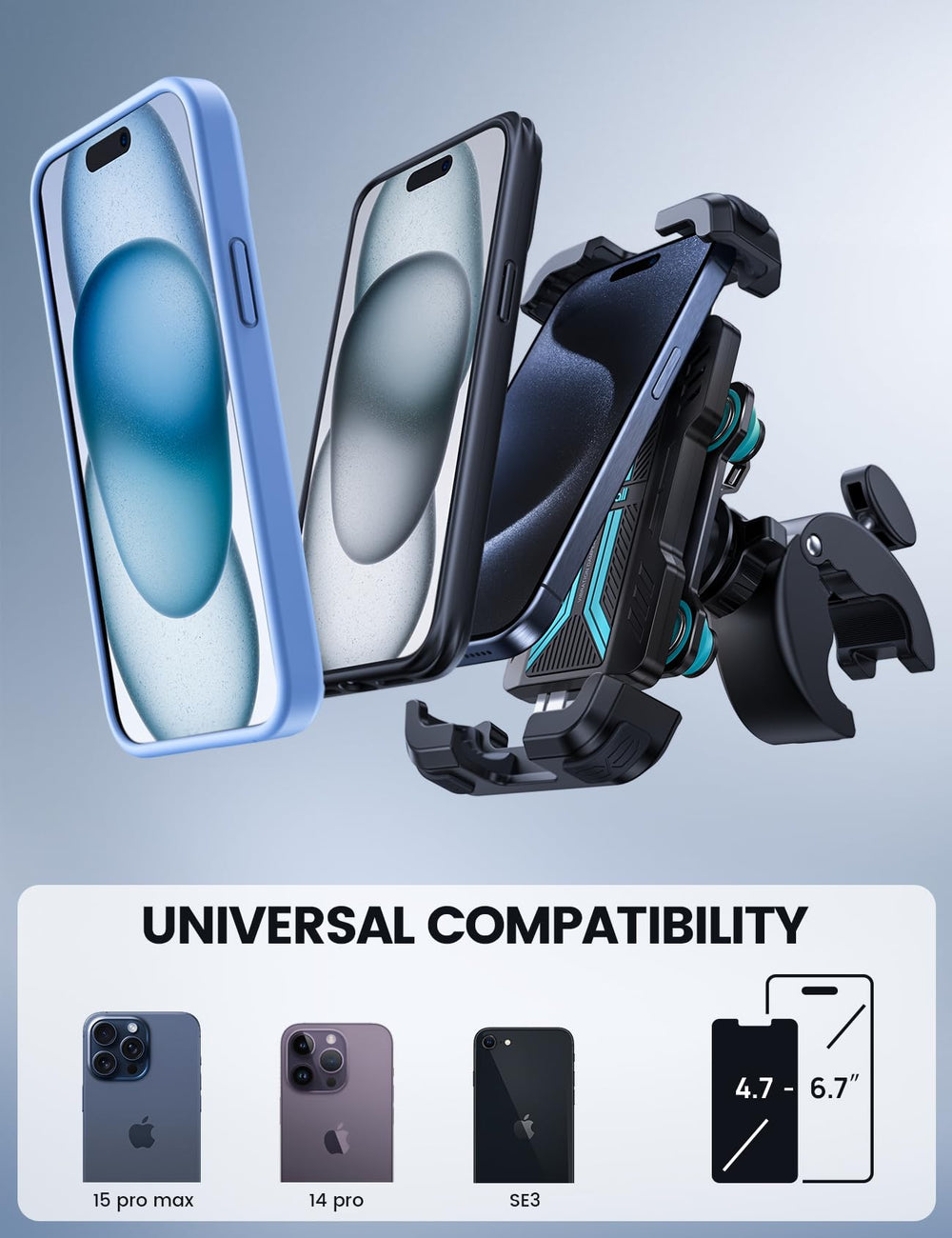 Lamicall durable alloy and plastic build for rugged riding.