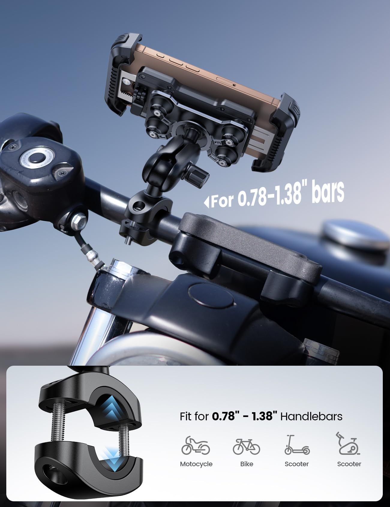 Lamicall mounts 4.7-6.7 inch phones, including iPhone models