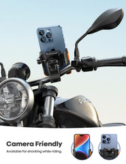 Lamicall handlebar clip enabling fast tool-free installation on handlebars