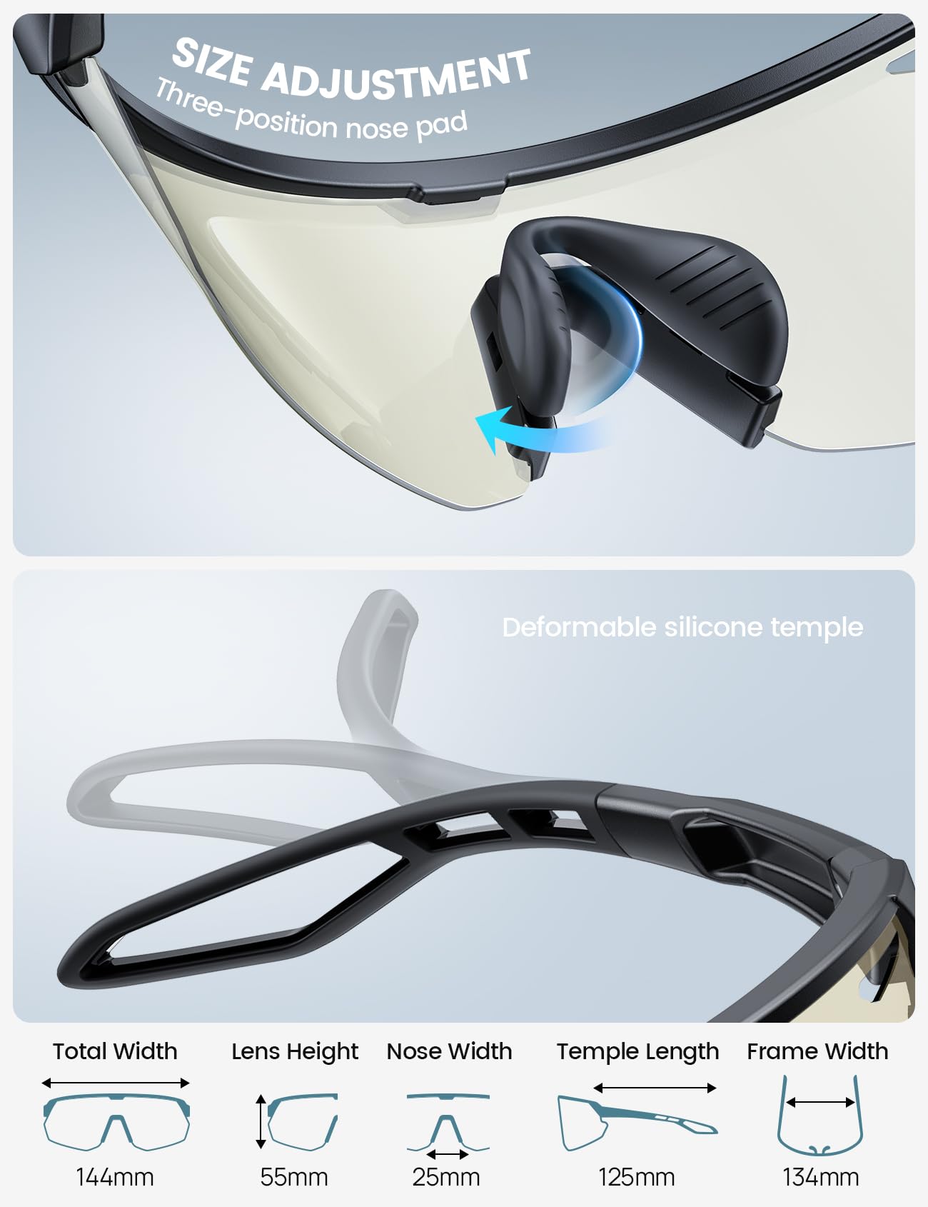 Lamicall anti-fog ventilation design preserves clear vision