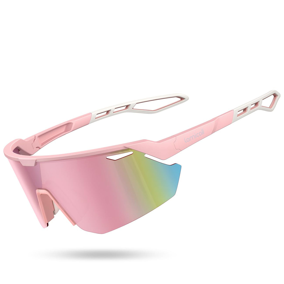 Lamicall polarized sunglasses with adjustable nose pad for comfortable cycling wear