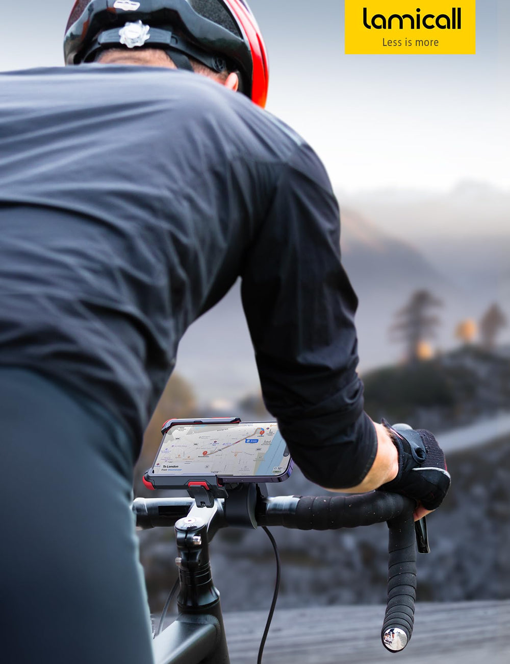 Lamicall sturdy handlebar clip holds securely on diverse handlebars.