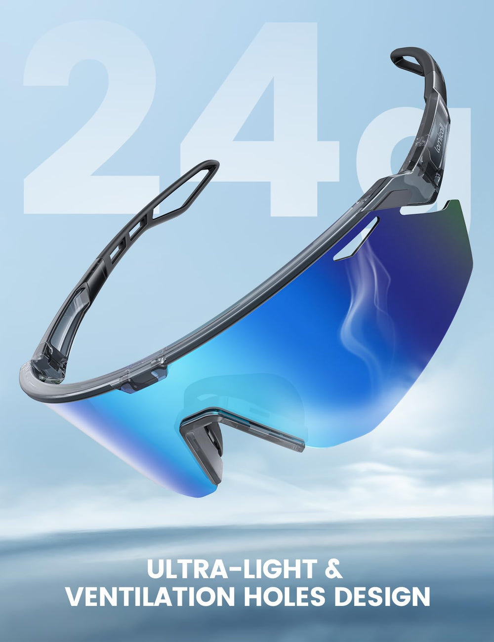 Lamicall ultralight 24g TR90 frame reduces fatigue during long wear.
