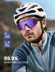 Lamicall UV400 TAC lens reduces glare for cycling and running.