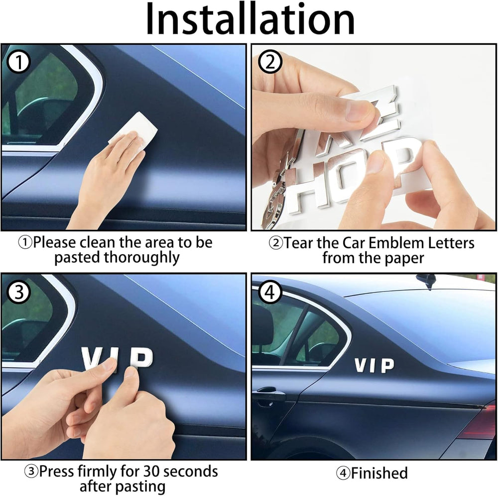 Lamoutor car-letter decals kit supports easy DIY branding.