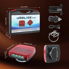LAMPEASE IP65 waterproof trailer lights endure rain and snow