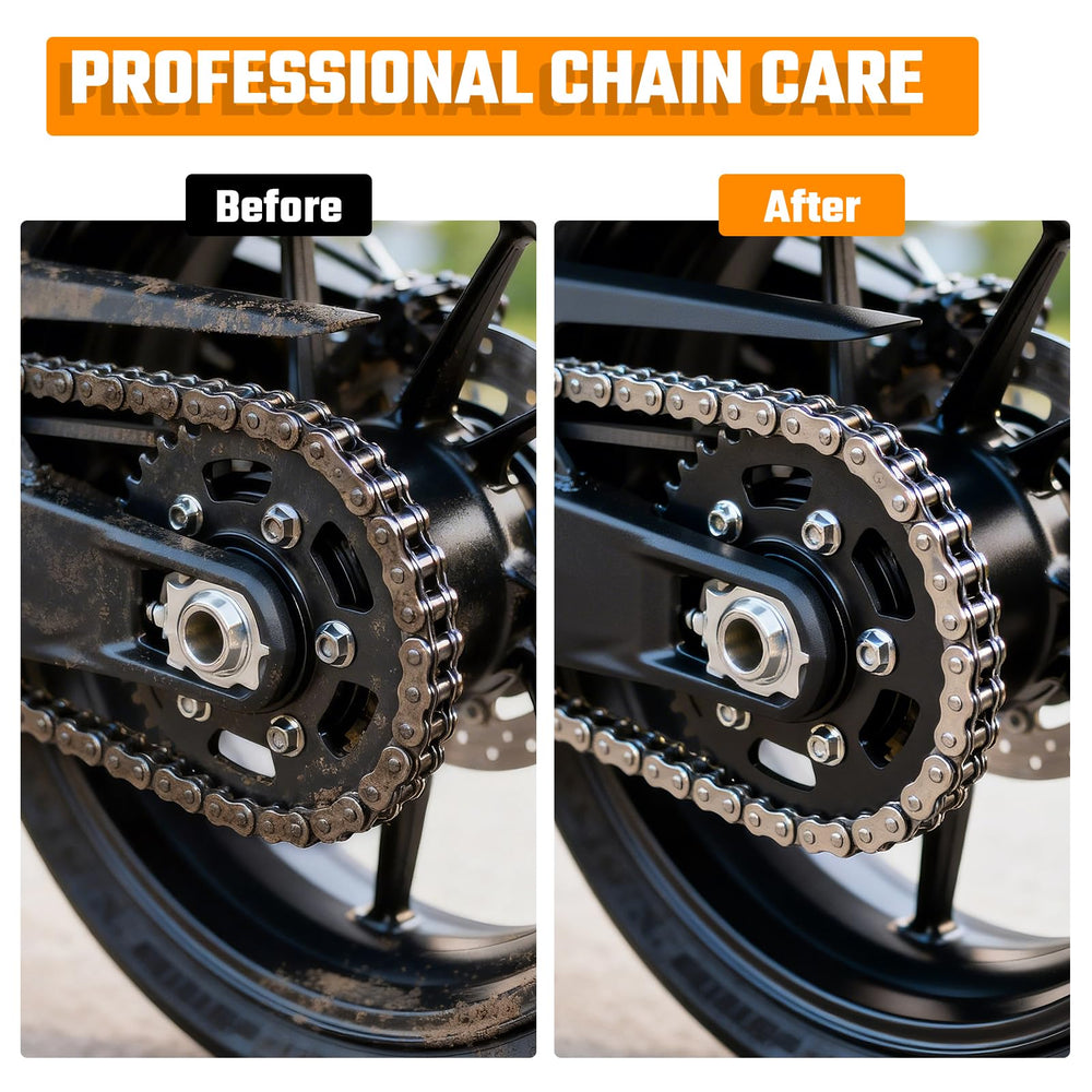 Lamsen chain lube spray can for quick, even coverage