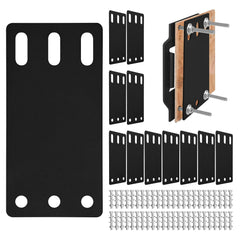 Lanbos 12Pcs E-Track backplate side view boosts cargo stability on rails
