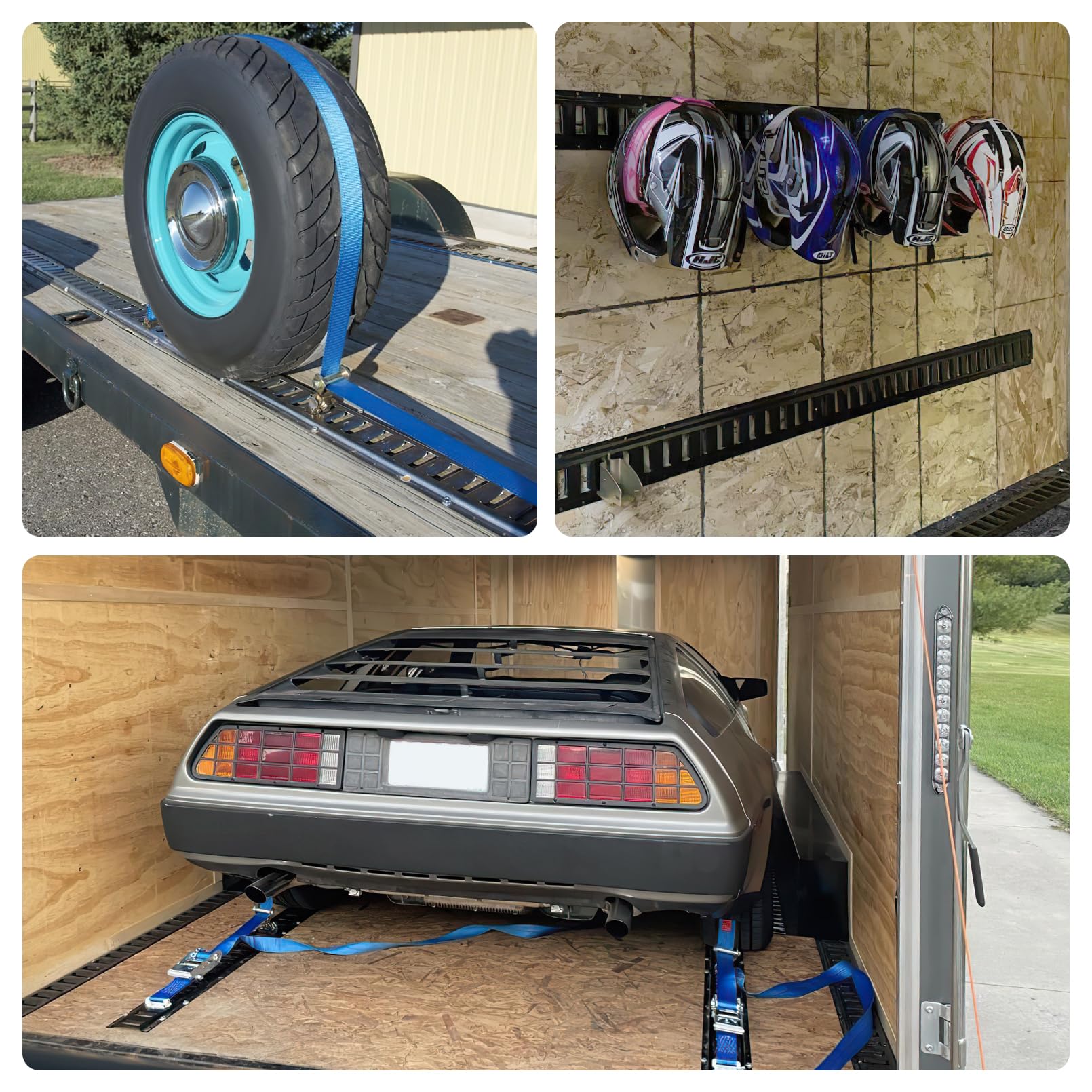 Lanbos cargo stability on trucks or trailers using backplates