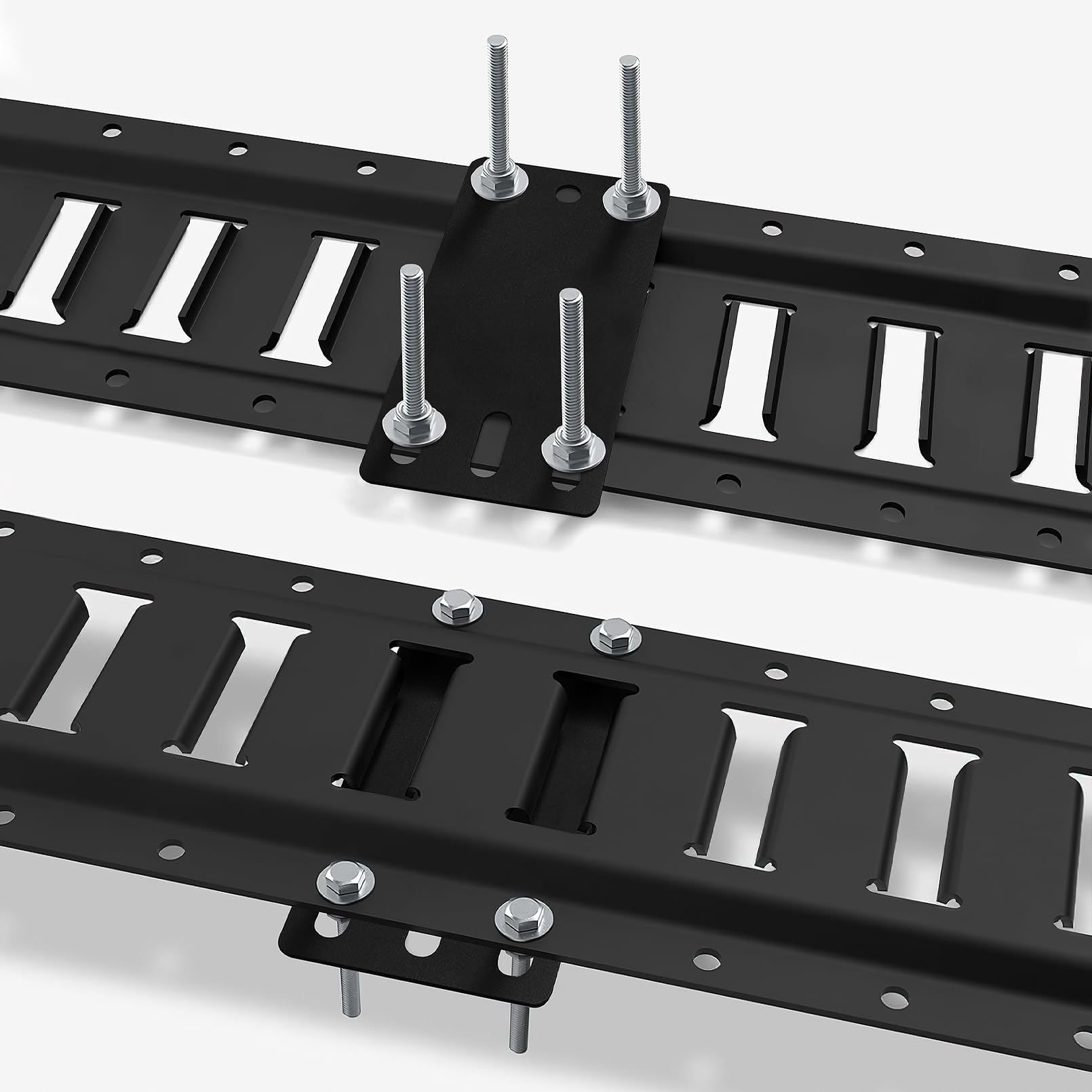 Lanbos bolt-holes closeup shows robust mounting for heavy loads
