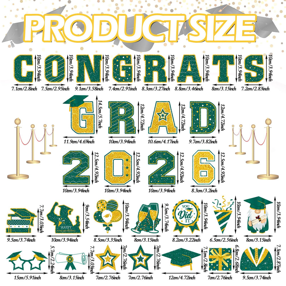 Landhoow cap-diploma design magnet on fridge for year-round celebration.