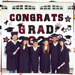 Landhoow Congrats grad 2026 cap-diploma design magnets add celebratory flair.