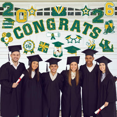 Landhoow Congrats Grad 2026 cap-diploma magnet highlighting milestone.