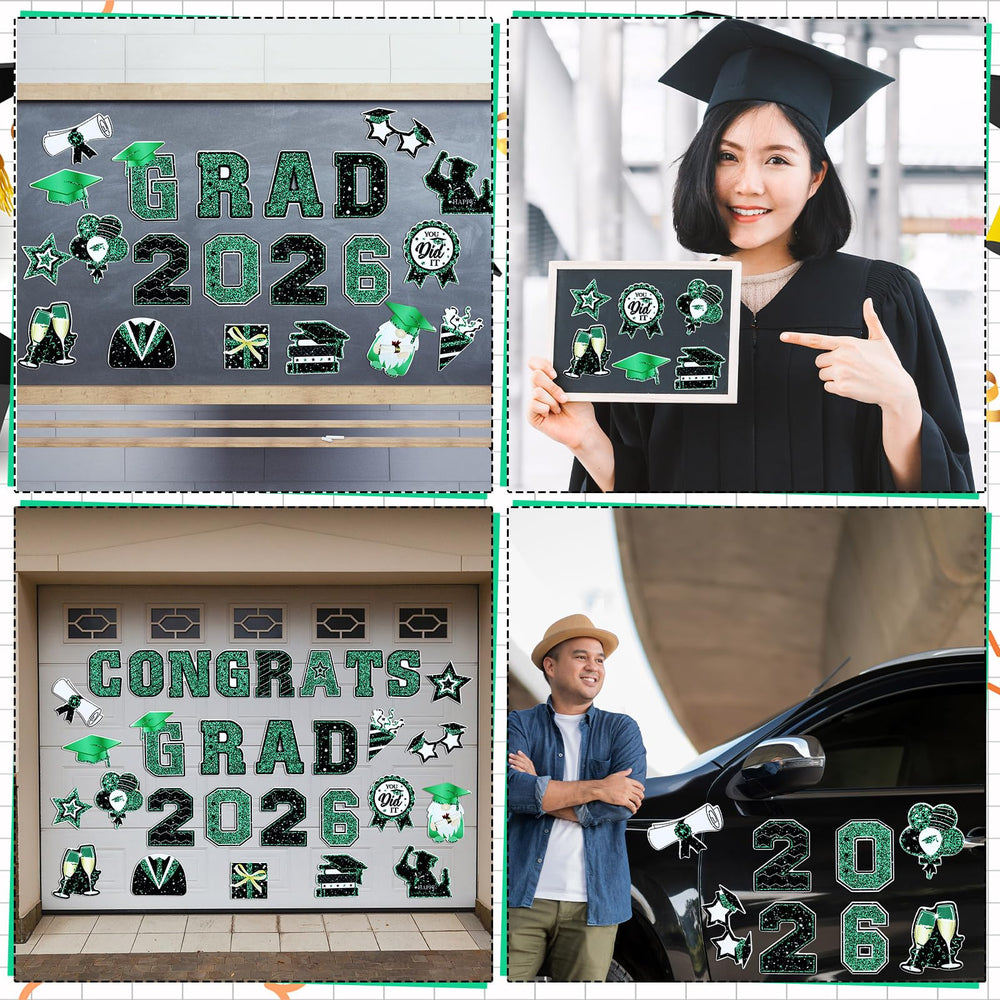 Landhoow graduation magnets gift-ready pack for classroom or party decor.