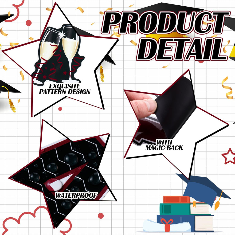 Landhoow reusable magnet material provides strong hold for seasonal decorations.