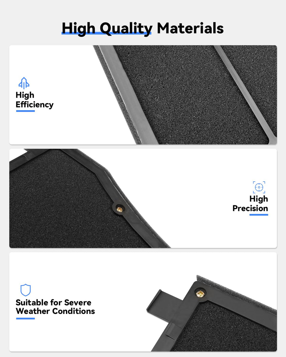 LANDSIN filter material close-up highlights durable filtration media.