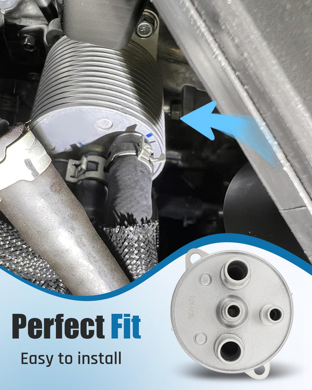 LANDSIN Legacy oil cooler helps maintain smooth shifts and cooler transmission oil