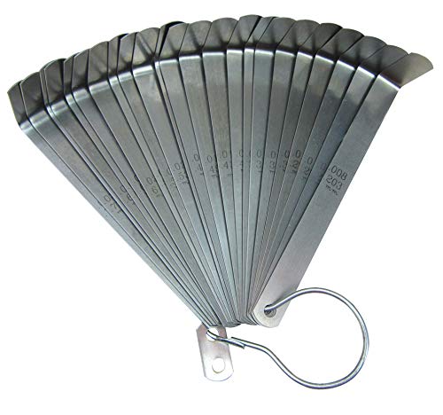Lang Tools 3079 exhaust blades with offset for accurate valve adjustments.