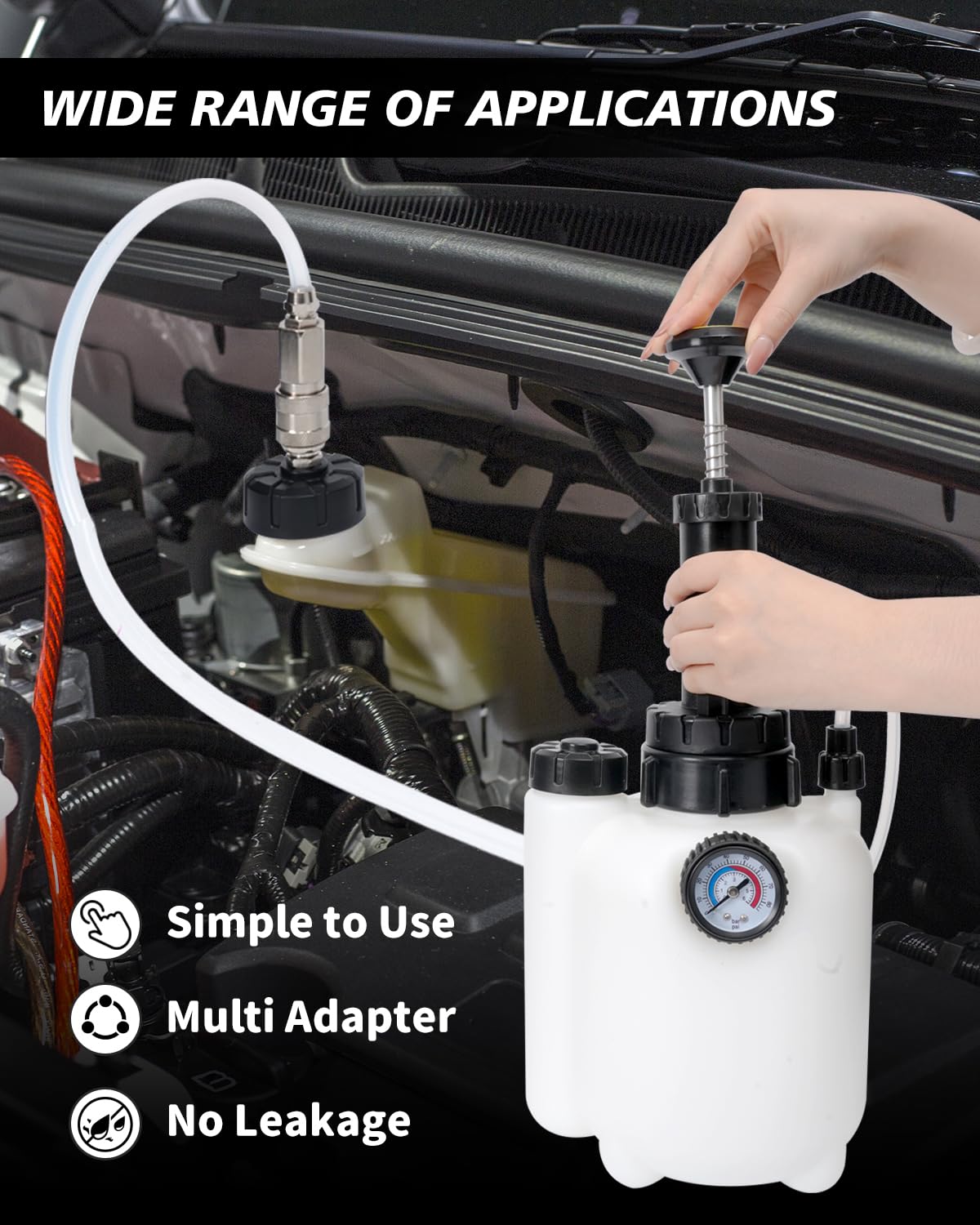Langawaser pressure relief valve enables safe, controlled release.