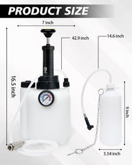 Langawaser waste fluid bottle 1L keeps used fluid contained.