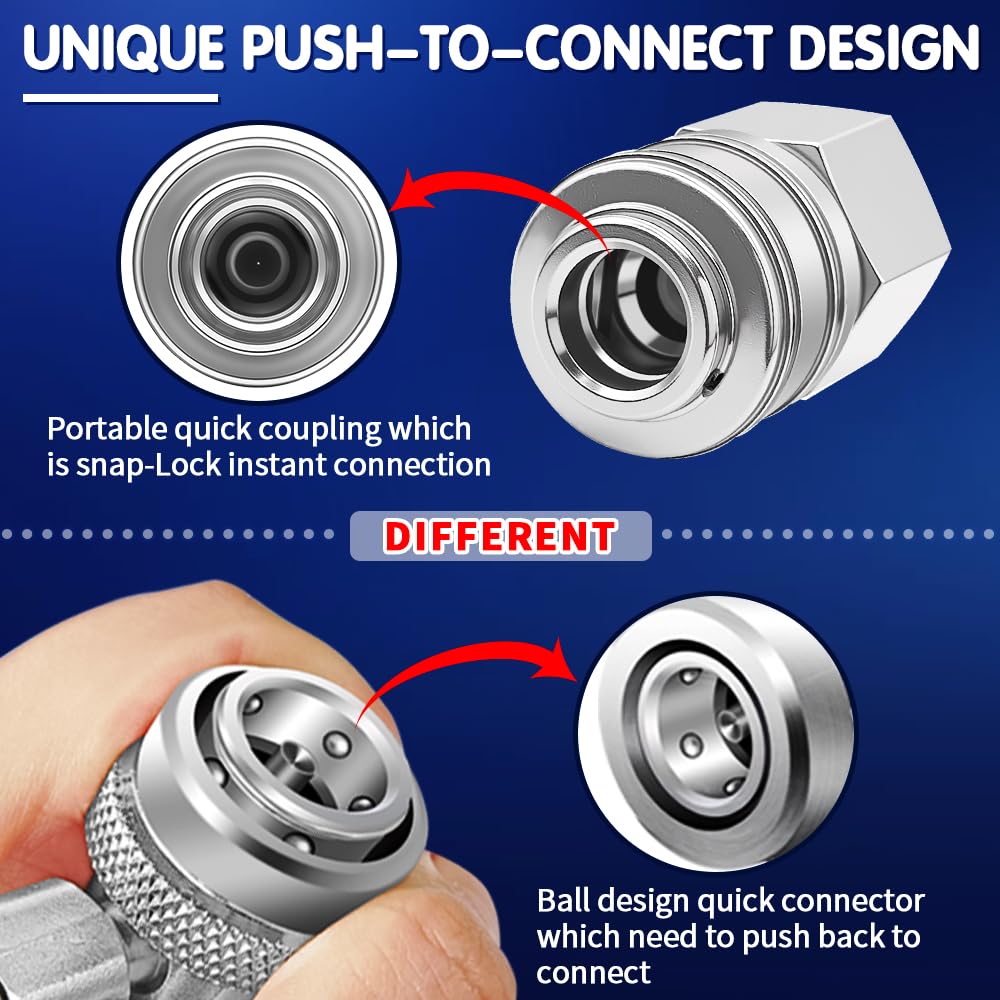 Langina extendable hose system enables longer reach for outdoor tasks.