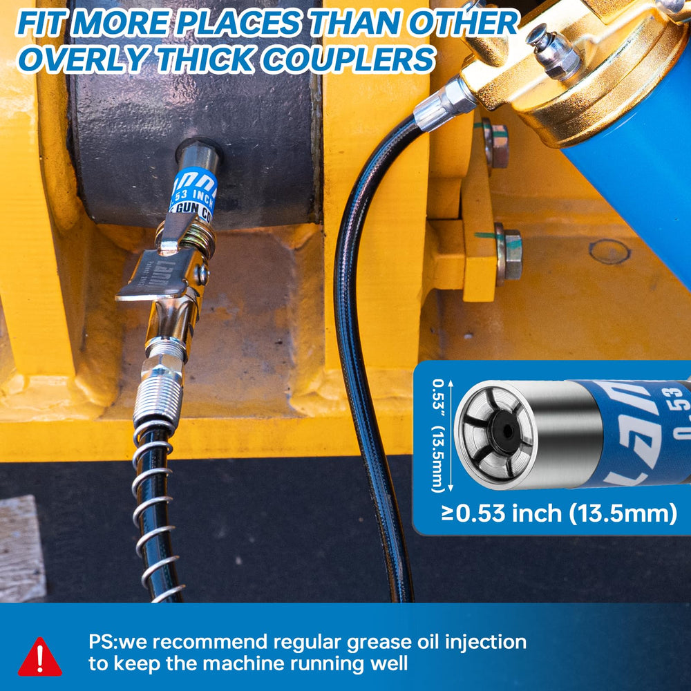 LANNIU universal compatibility for DIN and SAE nipples across brands