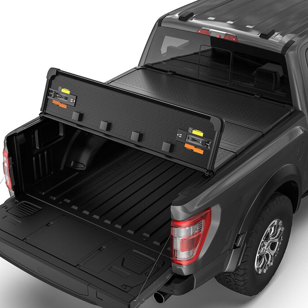 Lanotech Hard4Fold tonneau cover overview shows rugged design and secure fit.