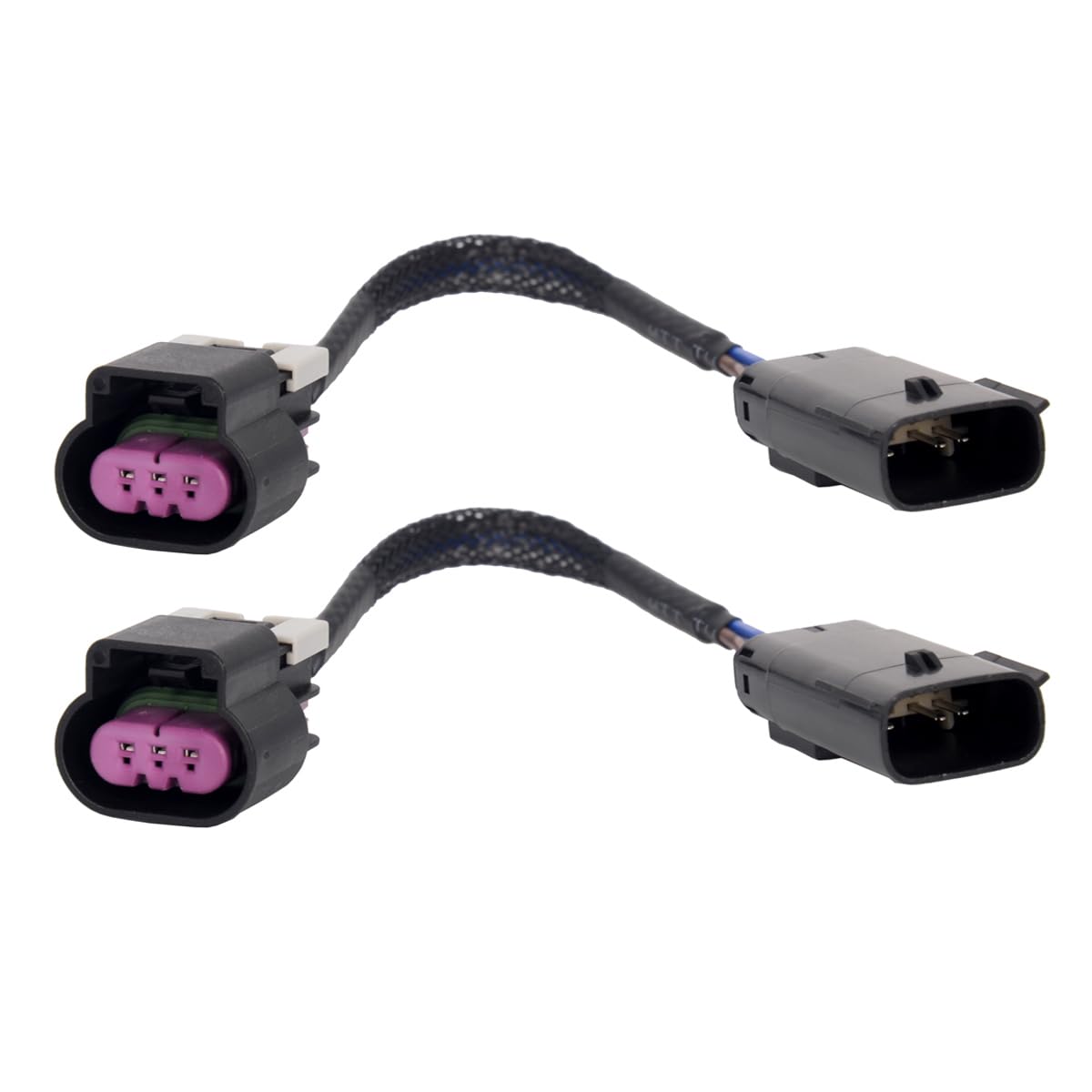 Lanphitus Ford F-150 HID to LED harness front view with plug-and-play compatibility