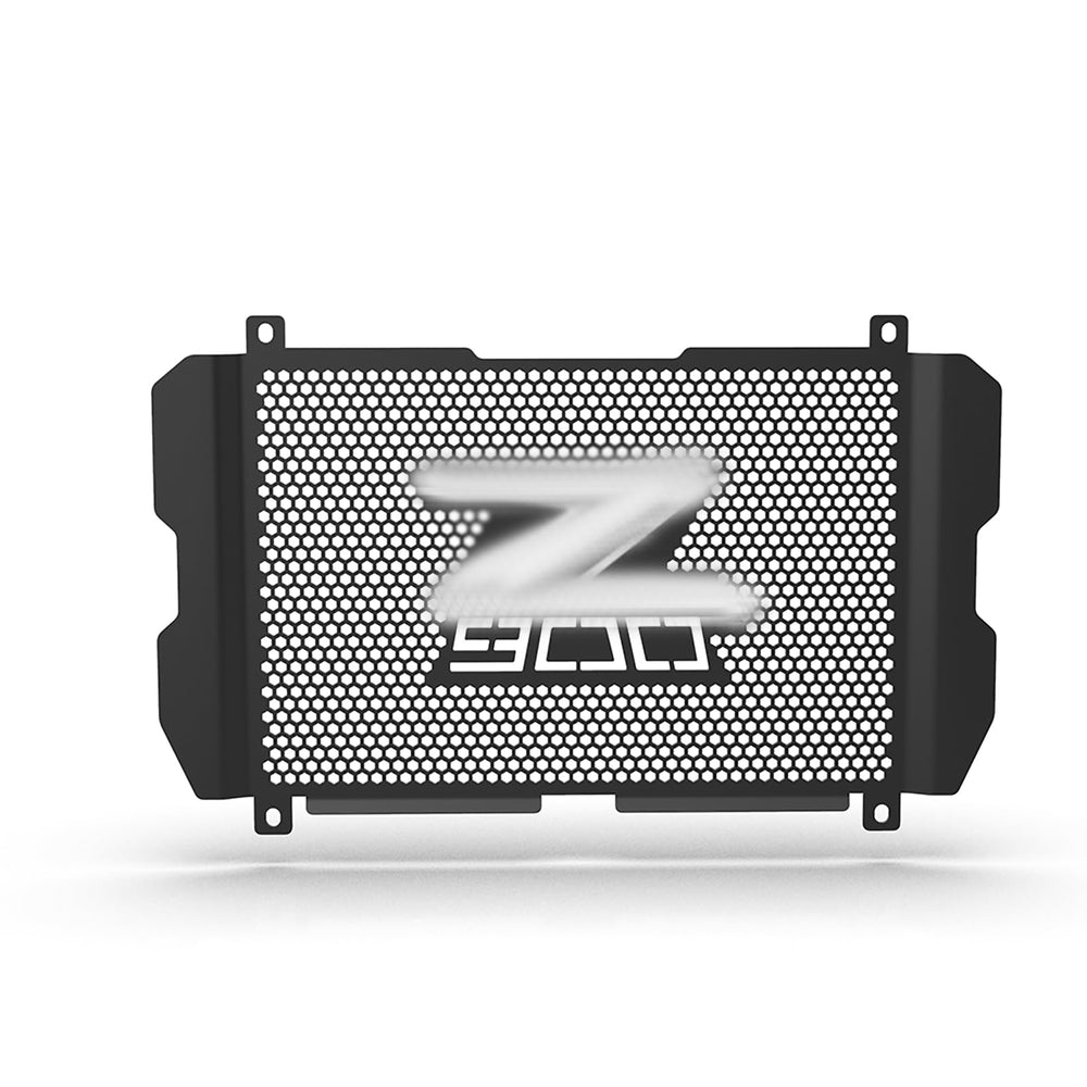 LANQIAN Z900 radiator guard front view protects the cooling fins from road debris.