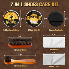 LansinLife saddle soap leather cleaner bottle highlights deep-cleaning potential.