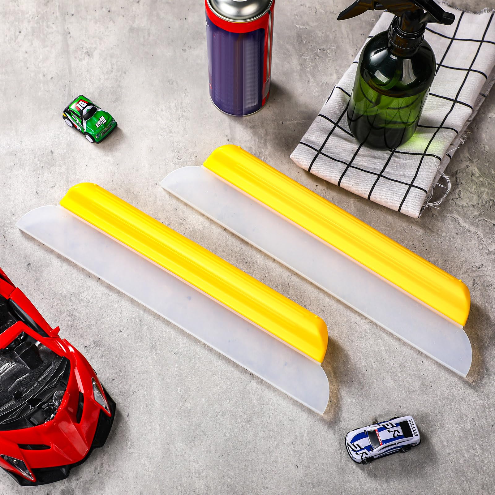 Lanties T-shaped silicone squeegee for safe cleaning on car surfaces