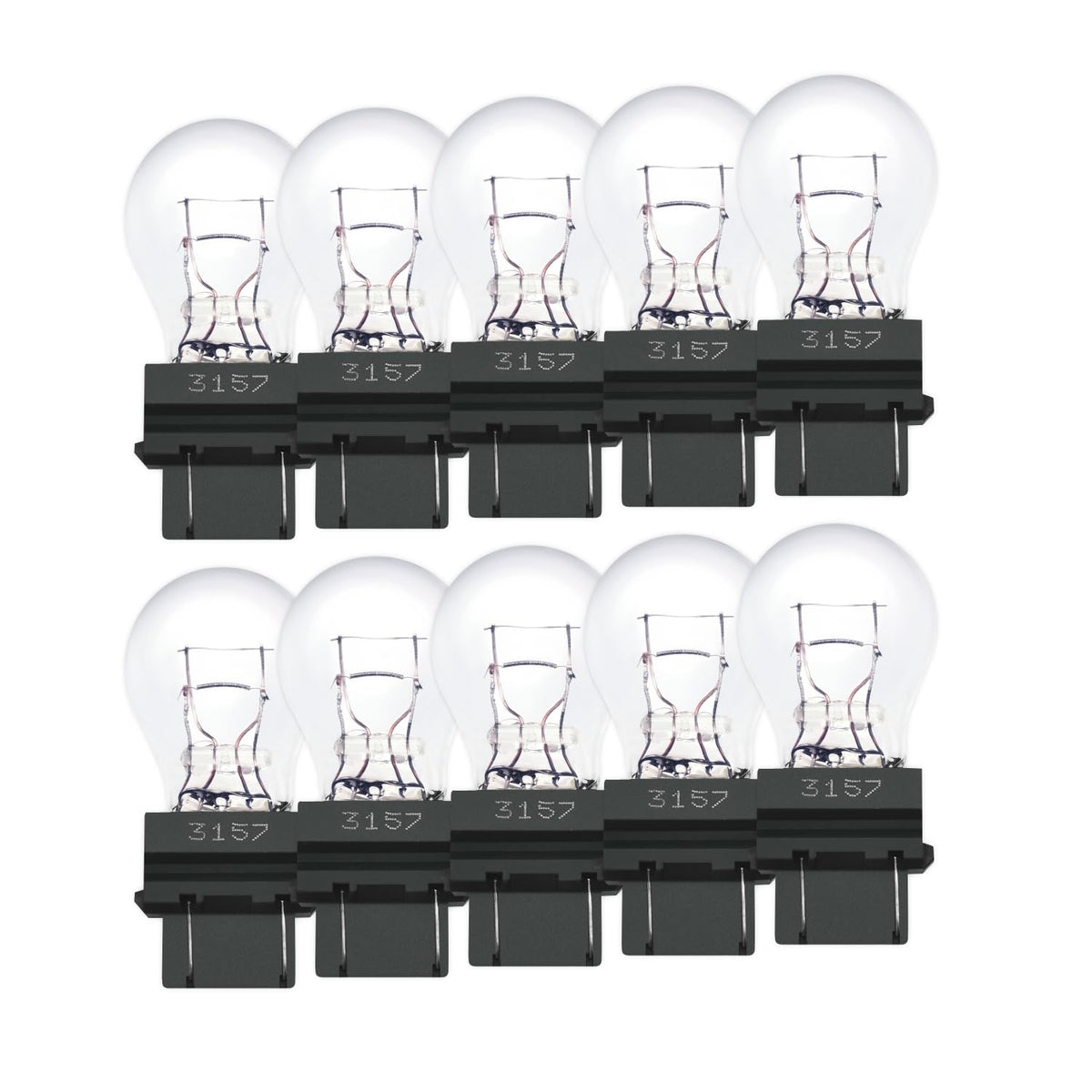 Lanuovx 3157 bulbs 10-pack for spare replacements and long-term use.
