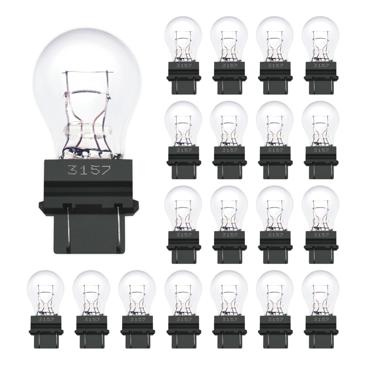 Lanuovx 3157 bulbs 20-pack in box for long-term replacements.