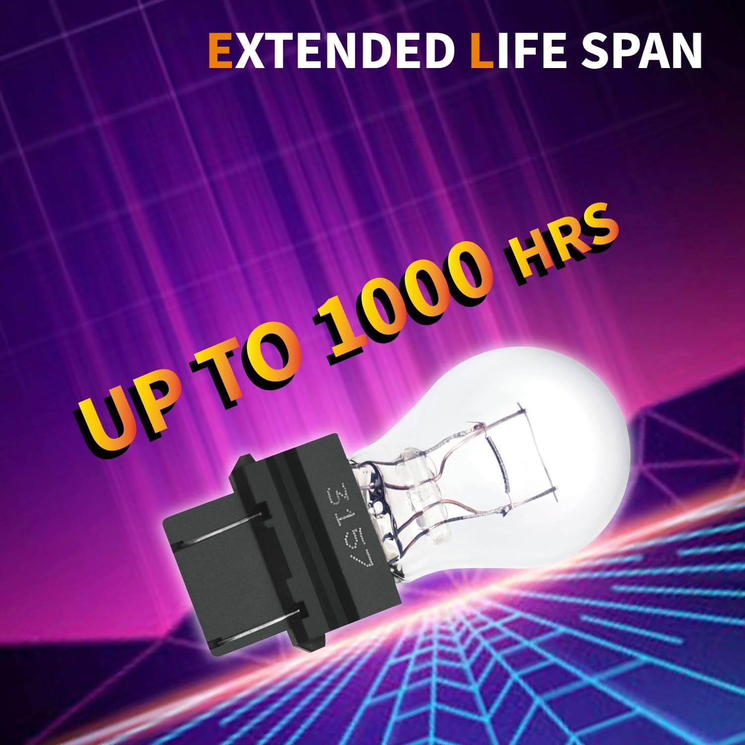 Lanuovx 3157 reverse light bulb aids safe reversing.