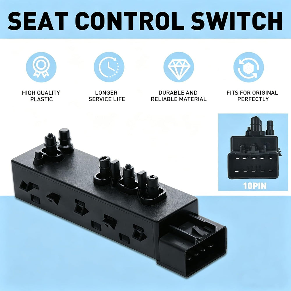 Larlansz Power Seat Switch durability and fit encourage confident replacement in the driver area.