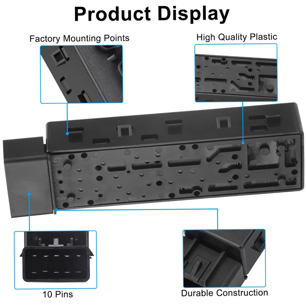 Larlansz Power Seat Switch front-left install demonstrates straightforward replacement on compatible models.