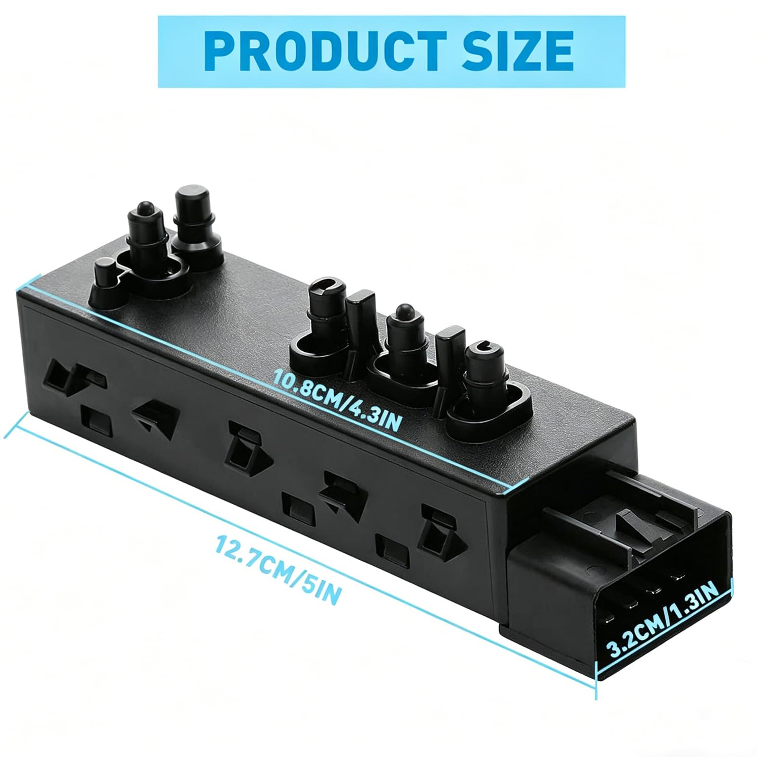 Larlansz Power Seat Switch installation guide photo supports quick, tool-friendly mounting.